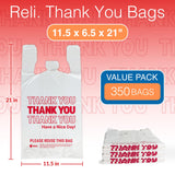 Reli. Thank You Plastic Bags (350 Count)