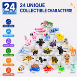Advent Calendar 2026 for Kids - Countdown Calendar with 24 Days 3D-Printed-Animals Toy Gifts for Kids Boys Girls
