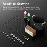 VGrow All-in-One Smart Grow Box, Professional System with Samsung LM301H EVO Grow Light, Advanced Circulation & Ventilation System, Irrigation, Nutrient, Magnetic Window for Indoor Hydroponics