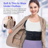 Kepwaa Posture Corrector for Women and Men, Upgraded Full Back Brace Support, Adjustable Shoulder Straightener for Improving Back Posture, Relief for Upper and Lower Back, Lumbar, Neck, Shoulder Pain
