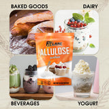 Allulose Sweetener 4 lbs - Pure Low Calorie Zero Net Carb Natural Keto Sugar Substitute With No Aftertaste - Perfect for Baking and Sweetening Your Favorite Foods - By Fit Lane Nutrition
