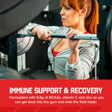 Six Star Whey Protein Powder Plus - Muscle Building & Recovery Formula with Whey Isolate Powder, BCAAs, 30g Protein, Immune Support - Post-Workout Supplement - Strawberry Smoothie, 1.8 lbs