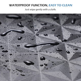 SALLOUS Chair Mat for Hard Floor, 47" x 36" Vinyl Gaming Chair Mat for Hard Surface, Multi-Purpose Hard Floor Protector Desk Chair Mat for Home Office (Black)