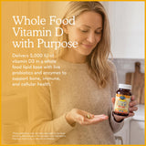 Garden of Life Vitamin Code Raw D3 5000 IU, 60 Vegetarian Capsules