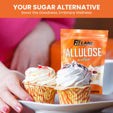 Allulose Sweetener 4 lbs - Pure Low Calorie Zero Net Carb Natural Keto Sugar Substitute With No Aftertaste - Perfect for Baking and Sweetening Your Favorite Foods - By Fit Lane Nutrition