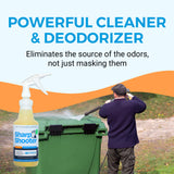 Sharpshooter, Heavy-Duty Trash Can Odor Eliminator & Degreaser, Garbage Surface Cleaner and Deodorizer Foam, Professional-Grade, Fresh Citrus Scent, 32 oz, Pack of 2