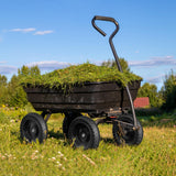 RONPOW 4.00-6 Flat Free Tire and Wheel for Wheelbarrow and Garden Cart