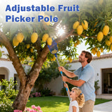 ELNDUXG Fruit Picker Upgraded Round Claws Reduce Fruit Damage (65inch)