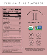 Truvani Vegan Pea Protein Powder | Vanilla Chai | 20g Organic Plant Based Protein | 10 Servings | Keto | Gluten & Dairy Free | Low Carb | No Added Sugar