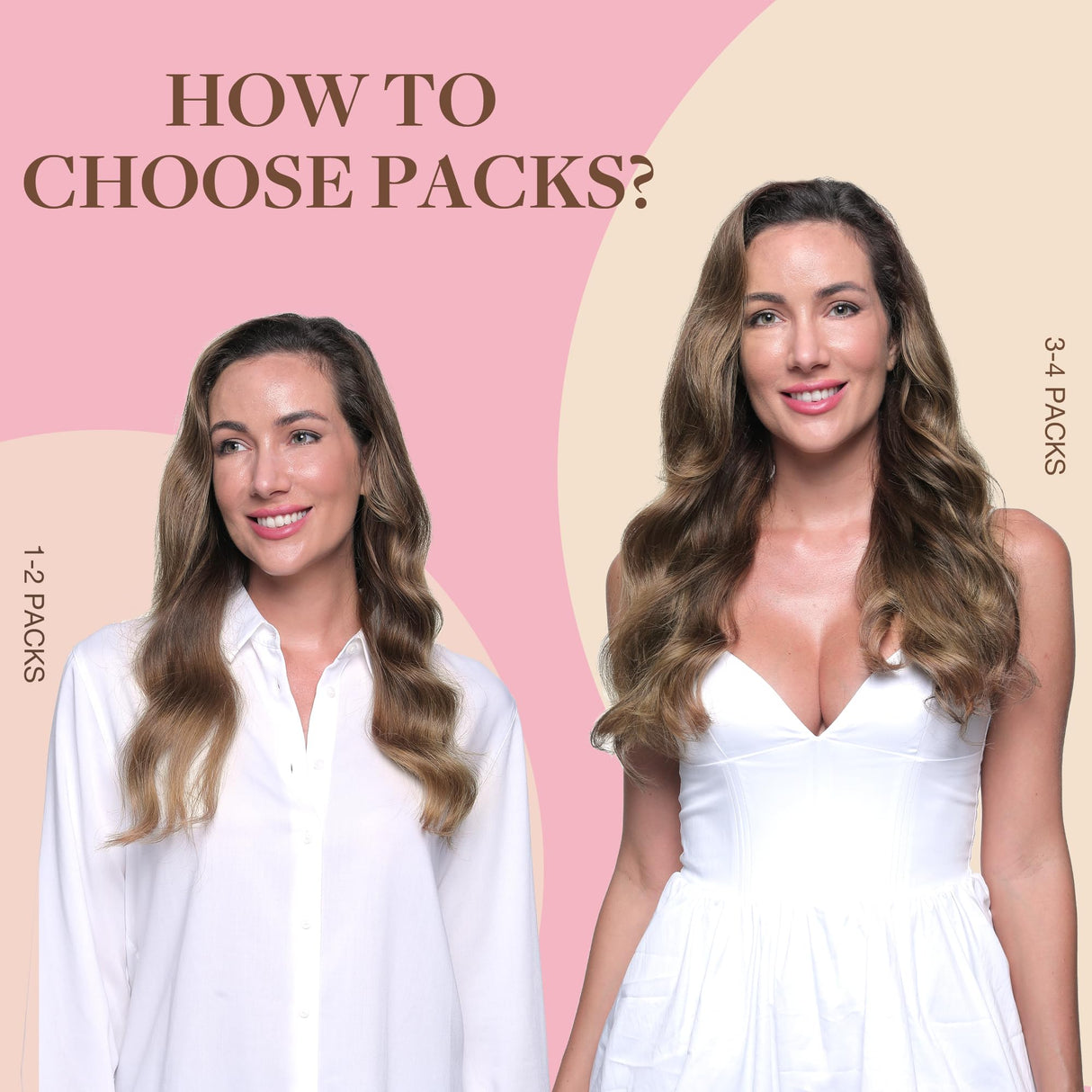 GOO GOO Tape in Hair Extensions Human Hair, 4/27/4 Balayage Chocolate Brown to Caramel Blonde, 20inch 50g 20pcs, Thick Ends Straight Seamless, Invisible