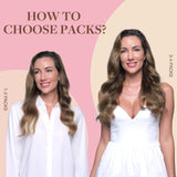 GOO GOO Tape in Hair Extensions Human Hair, 4/27/4 Balayage Chocolate Brown to Caramel Blonde, 20inch 50g 20pcs, Thick Ends Straight Seamless, Invisible