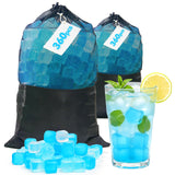 Nilpferd 720 Pack Reusable Ice Cubes for Drinks, BPA-Free Ice Packs for Lunch Boxes, Coolers, Refreezable Plastic Ice Cubes Without Diluting Drinks for Party Hosts & Outdoor Ice Baths Enthusiasts