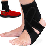 Omeer Left Foot AFO Foot Drop Brace For Walking With Shoes, Socks, Or Barefoot Provides Foot Drop Support For Men Or Women And Also Provides Plantar Fasciitis Relief