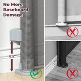 Cideny Retractable Baby Gate for Stairs & Doorways, Dog Gate Indoor Outdoor