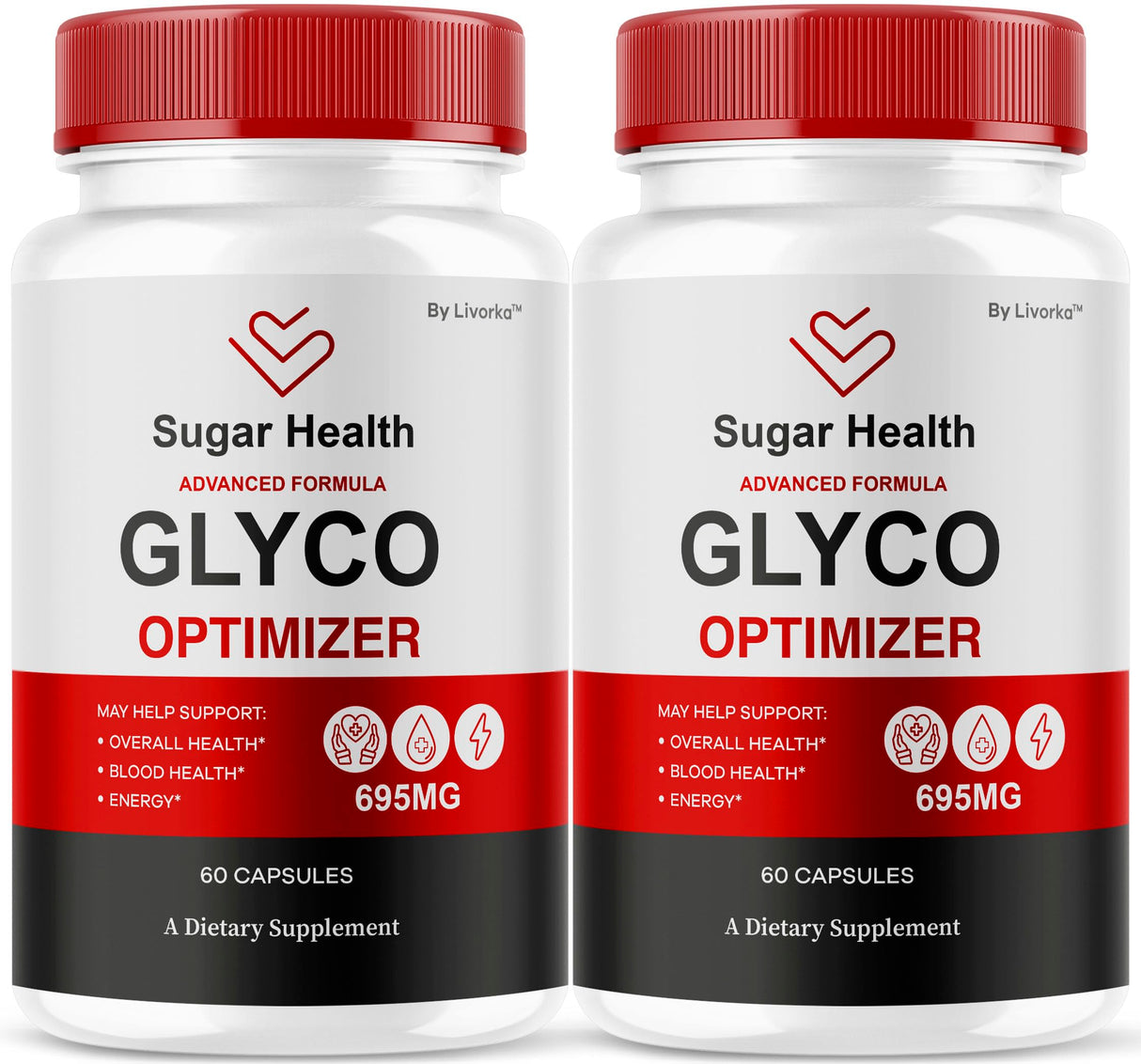 (2 Pack) SugarHealth Glyco Optimizer - Official SugarHealthy Premium Supplement Pills, All Natural SugarHealth Advanced Formula Glyco Support Wellness & Overal Health Review, 120 Capsules For 2 Months