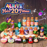 Alritz Fairy Potions Kit, Magic Mix Kit 20 Bottles, Christmas Gifts Decorations Ornaments Garden Crafts Birthday Gifts Toys for Girls and Boys 6 7 8 9 10 11 12+Years Old Families Party Indoor Outdoor