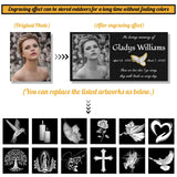 Headstones for Graves - Custom Engraved Grave Markers with Ceramic Photo