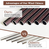 Soopau Gifts for Mom, 32" Bronze Wind Chimes, Birthday Gifts for Mom from Daughter Son, Christmas Birthday Gift for Mama Mother in Law