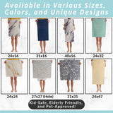 Enkosi Loofah Shower Mat with Drain Hole – Cushioned Anti-Slip Square Bath Mat for Showers, and Bathroom Floors – Textured PVC, Non Slip Safety Pad for Walk-in Stalls and Wet Areas (27x27 Grey)