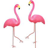 Pink Flamingos Yard Decorations Decor Ornaments for Outdoor Lawn Garden 2pk