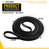 PartsBroz WE12M29 WE03X29897 Dryer Belt Drive (2-Pack) fits for GE Dryer Belt Replacement, Whirlpool, Hotpoint, Kenmore Parts WE12M22 PS16542496 WE12M33 for GTD33EASK0WW GTD42EASJ2WW GTD42GASJ2WW