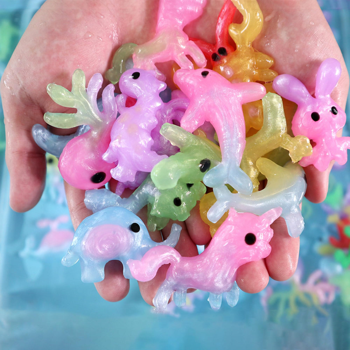 Kidisego Magic Water Elf Toy Kit, 12 Colors 18 Molds 6 Pack Powder