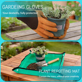SLARMOR Garden Tool Set, 10 PCS Gardening Tools/Kit for Women,Gardener Gift