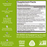 HUM Flatter Me Digestive Enzymes with Probiotics & Prebiotics - Fast-Acting Bloat Relief, Digestive Health and Regularity, Vegan Formula 60 Servings