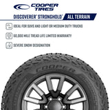 Cooper Discoverer Stronghold AT All-Terrain Tire, LT265/60R20, Set of 1