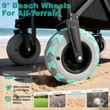SUNNYFEEL 550LBS Beach Wagon with Big Wheels for Sand - 200L Heavy Duty