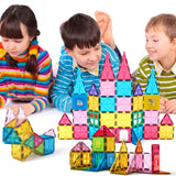 Jasonwell Magnetic Tiles Kids Magnetic Blocks 60PCS Building Sets 3D Magnet Toys Preschool Educational Construction STEM Toy Christmas Birthday Gifts for Toddlers Boys Girls 3 4 5 6 7 8 9 + Year Old