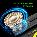 VerkTop Electric Drum Set Built-in Speaker, Kids Electronic Drum Practice Pad Kit, Portable Roll Up Drum Machine with 2 Foot Pedals, Drumsticks, Great Birthday Christmas Gifts for Girls Boys