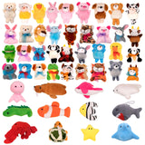 JoyRapt 48 Pack Small Stuffed Animals Bulk Gifts for Kids (2.3/2"-2.5/3.5" Each), Party Favors Toys for Girls, Easter Basket Stuffers Christmas Stocking Plushies (48PCS)