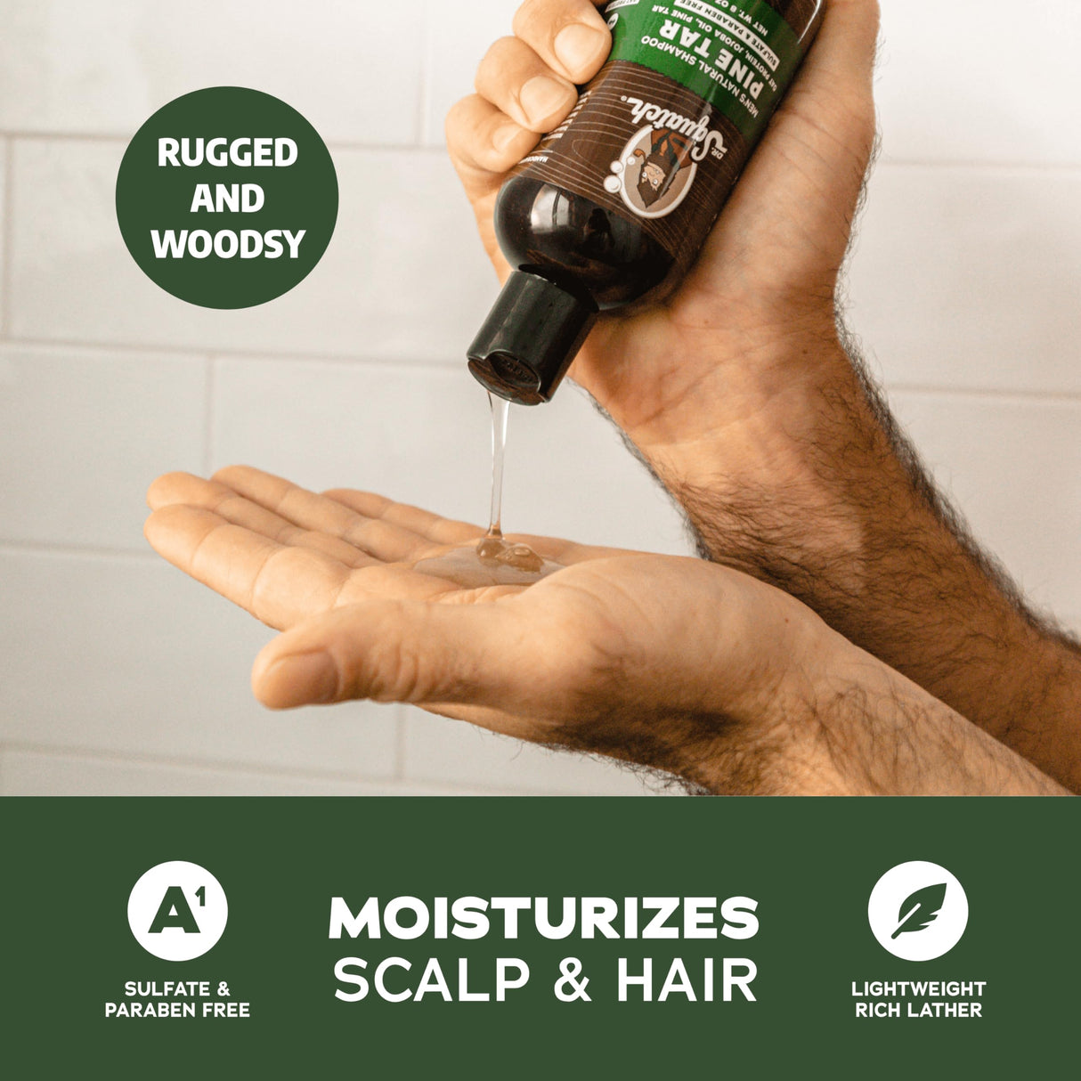 Dr. Squatch NEW Natural Body Wash and Hair Kit for Men Gift Set | No Paraben, Phthalate, Sulfate | Coconut Castaway Body Wash (14 oz, 2-Pack), Shampoo (8 fl oz) & Conditioner (11.5 fl oz)