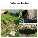 Anleolife 6-inch Black Steel Garden Edging