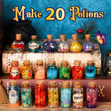 UOMTFAI Mystery Potion Craft Kit for Kids, Mix 20 Magic Wizard Potion, Creative Christmas Decorations Birthday Gifts Toys for Boys and Girls Age 6 7 8 9 10+