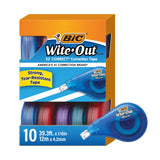 BIC Wite-Out EZ Correct Correction Tape, 10-Count