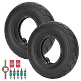 RUTU 2.50-4" 8.5" Tire and Inner Tube with TR87 Bent Valve Stem