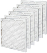 Amazon Basics 20x20x1 Air Filter 6-Pack, MERV 11 AC Furnace Filters, Dust, Pet, Allergen Control , Electrostatic (Actual Size: 19.75 x 19.75 x .75)