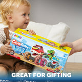 JOYIN 3 Pack Monster Truck Toy - Motion Activated Light-Up Cars for Toddlers - Monster Treads Lightning Wheels - Baby Toy Trucks - Press & Go Cars for Kids Boys Birthday Gifts for Christmas