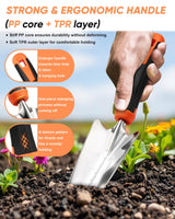HaSteeL 9-Piece Stainless Steel Garden Hand Tools Set for Planting
