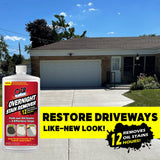 Overnight Stain Remover for Cleaning Oil Stains on Concrete, Driveway, Pavers & Garage Floors,White, AOD3232301
