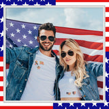 Inbagi American Flag Lapel Pins Bulk USA Waving Flag Pins Memorial Day Veteran Gifts Souvenir Hat Men Women Patriotic (50 Pcs)