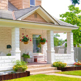 WORTH Wooden Edging for Landscaping, Flexible Garden Lawn Border 8" x 42"