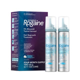 Women's Rogaine 5% Minoxidil Topical Foam, Unscented, 2 x 2.11 oz