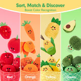 hahaland Baby Sensory Toys Montessori Toys 1 Year Old Fruit Vegetable 16PCs