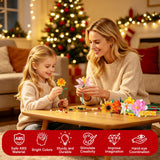 Flower Advent Calendar 2026 – 24-Day Christmas Countdown Building Set