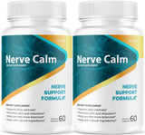 (2 Pack) Nerve Calm Capsules - Official NerveCalm Premium Formula Supplement Pills, Advanced Support Formula for Wellness & Overall Health, All Natural Nerve Calm Reviews, 60 Capsules for 2 Months