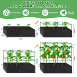 POILKMNI Tomato Cage 51×17×49 Inch with 46 Gallon Grow Bag