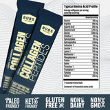 BUBS Naturals Unflavored Collagen Peptides Powder - Best Proteins for Joints & Skin - Pasture Raised Grass Fed - Paleo & Keto Friendly, Whole30 Approved, Non-GMO, Dairy & Gluten Free (20 Stick Packs)